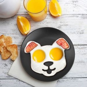 New  Genuine Fred Funny Side Up Doggy Egg Mold